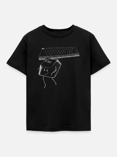 Nerd, geek, intelligence, informatique - T-shirt Enfant - noir