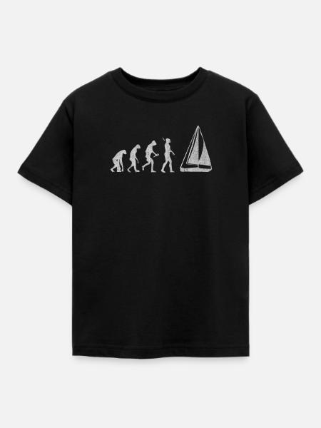 Voile, voiliers, marins, marins, voiliers, - T-shirt Enfant - noir