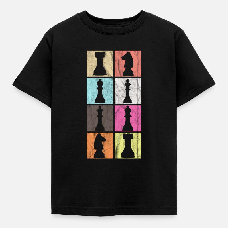 chess - Kids' T-Shirt - black