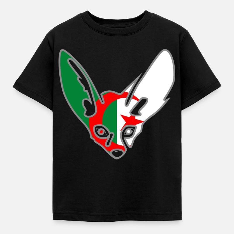 Fennec Algérie - T-shirt Enfant - noir