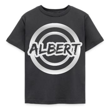 Cadeau Albert - T-shirt Enfant - charbon - Devant - AI Model Kid Female (0cm)