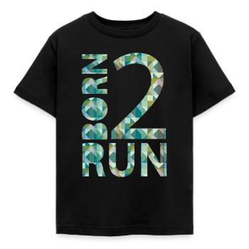 Né 2 Run Runner Runner Cadeau - T-shirt Enfant - noir - Devant - AI Model Kid Female (0cm)