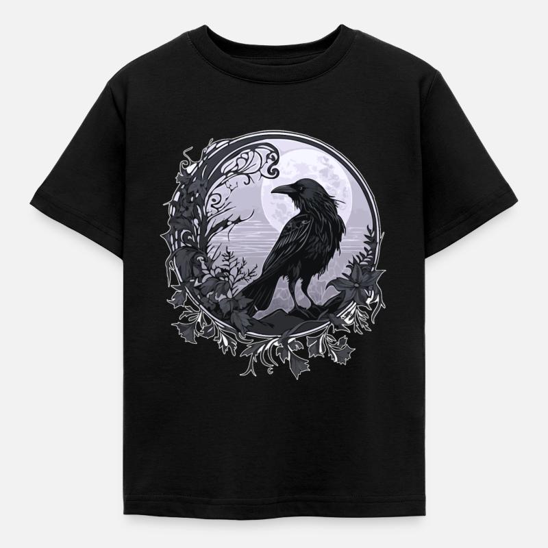 Corbeau - T-shirt Enfant - noir