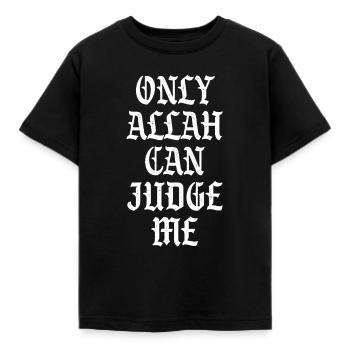 Seul Allah peut me juger - T-shirt Enfant - noir - Devant - AI Model Kid Female (0cm)