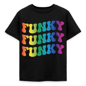 Musique funky - T-shirt Enfant - noir - Devant - AI Model Kid Female (0cm)