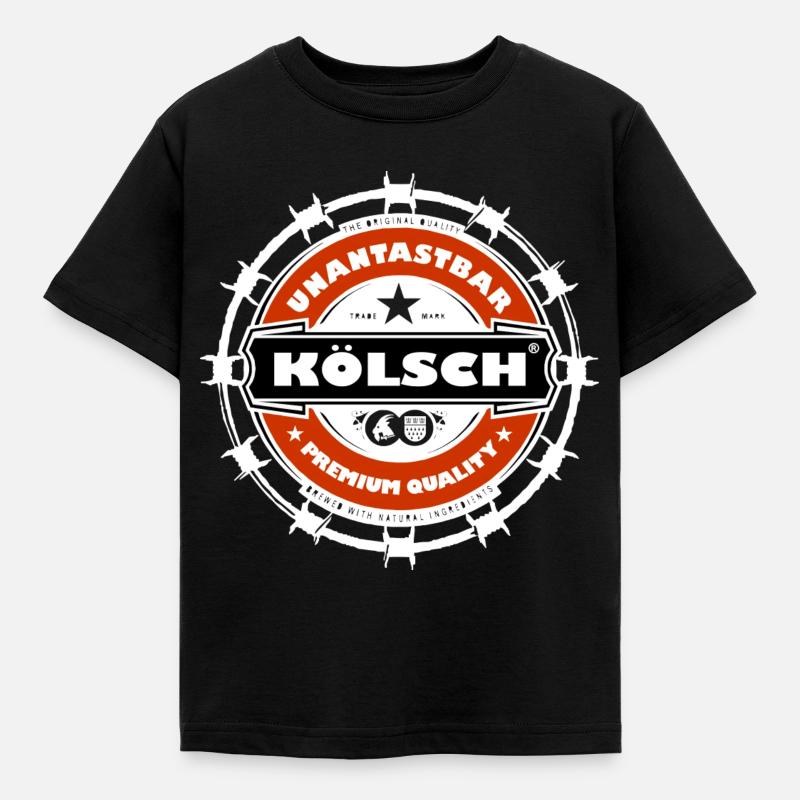 Inviolable Kölsch - Kids' T-Shirt - black