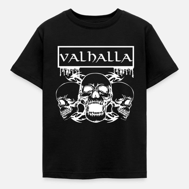 Valhalla - Kids' T-Shirt - black