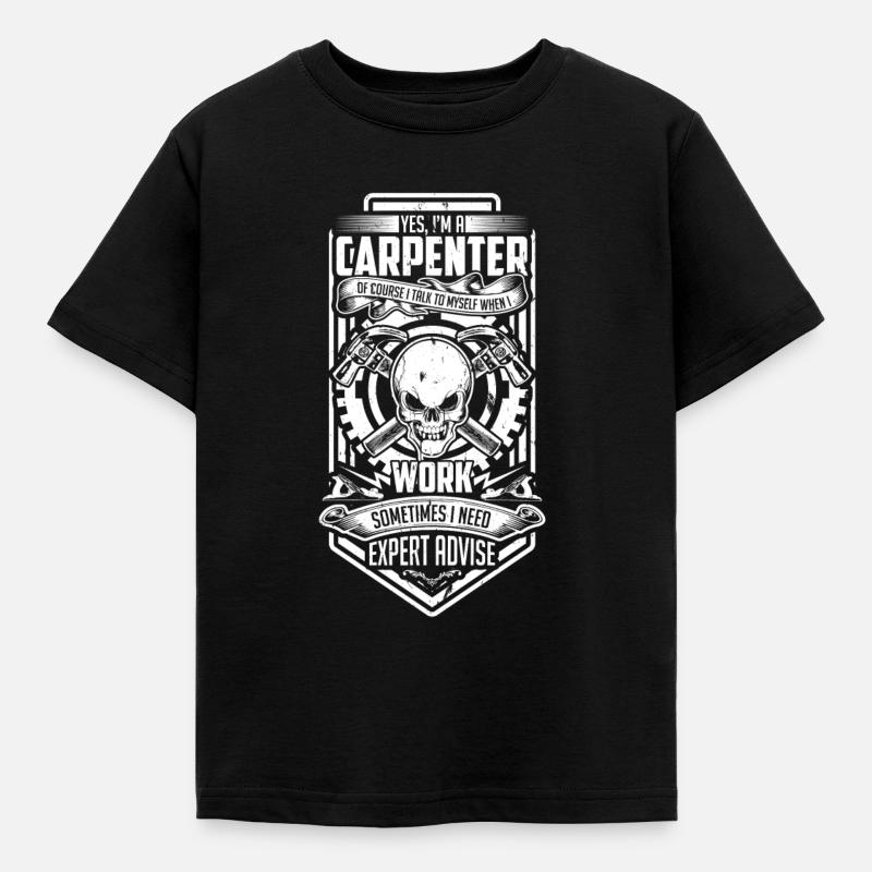 Carpenter Carpenter Carpenter Carpenter Carpenter - Kids' T-Shirt - black