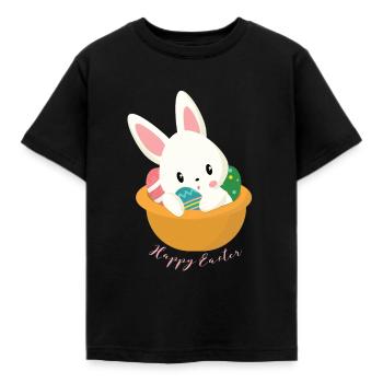 Ostern - Kinder T-Shirt - Schwarz - Vorne - AI Model Kid Female (0cm)
