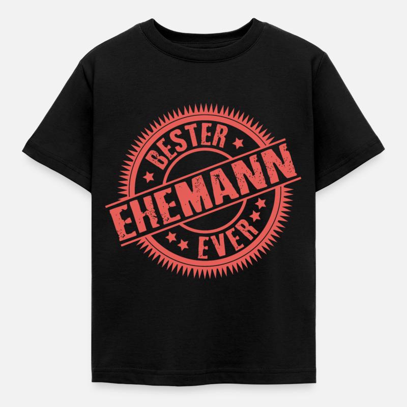 Bester Ehemann - Kinder T-Shirt - Schwarz