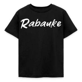Rabauke - Kinder T-Shirt - Schwarz - Vorne - AI Model Kid Female (0cm)