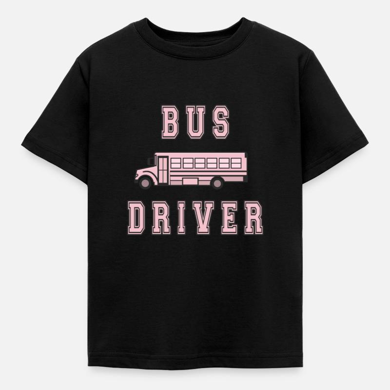 Chauffeur de bus t-shirt école de chauffeur de bus - T-shirt Enfant - noir