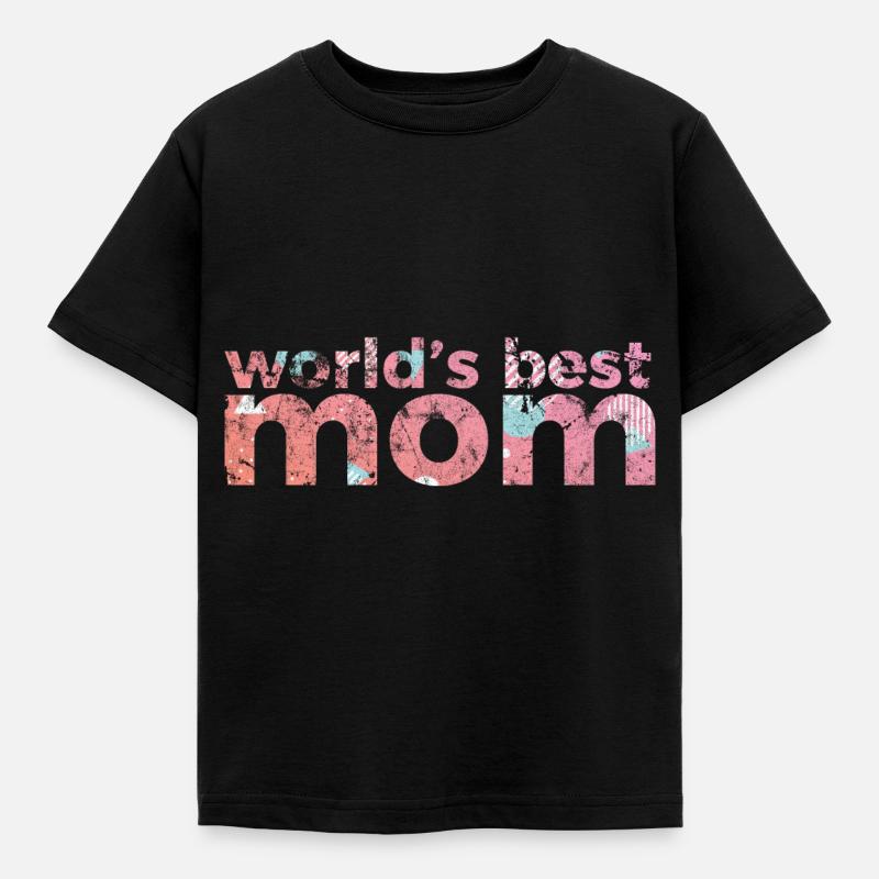 Muttertag - Kinder T-Shirt - Schwarz