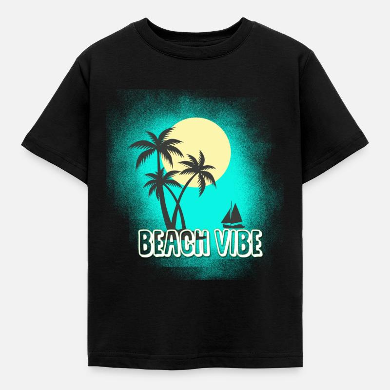 Plage - T-shirt Enfant - noir