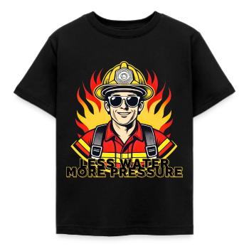 Moins d’eau, plus de pression - T-shirt Enfant - noir - Devant - AI Model Kid Female (0cm)