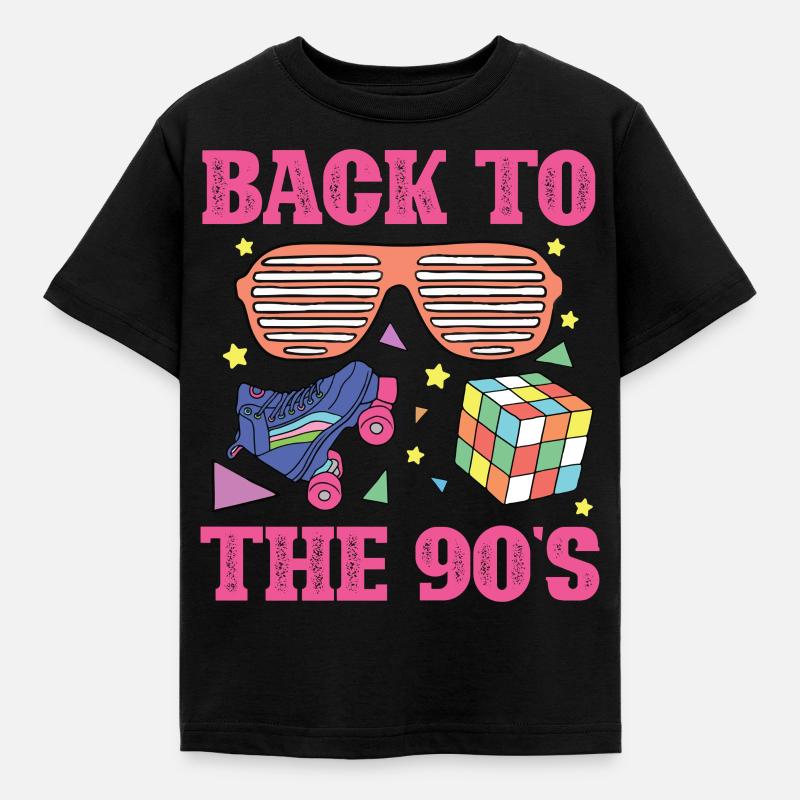 90s 90s - Kids' T-Shirt - black