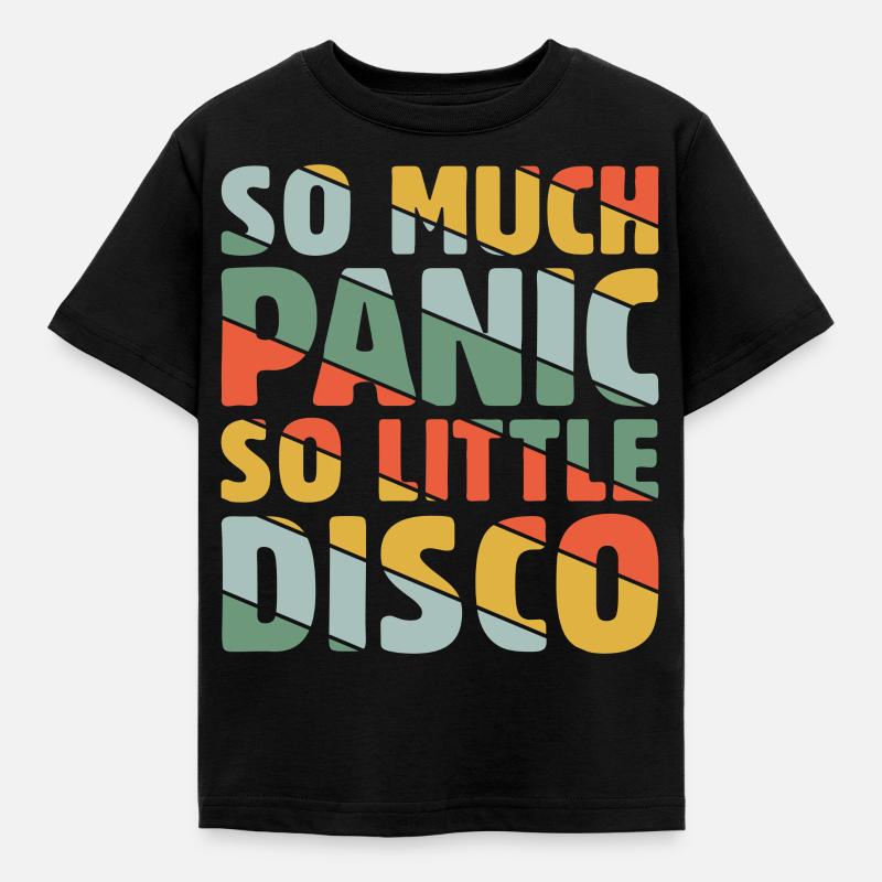 So much Panic so little Disco - Kinder T-Shirt - Schwarz