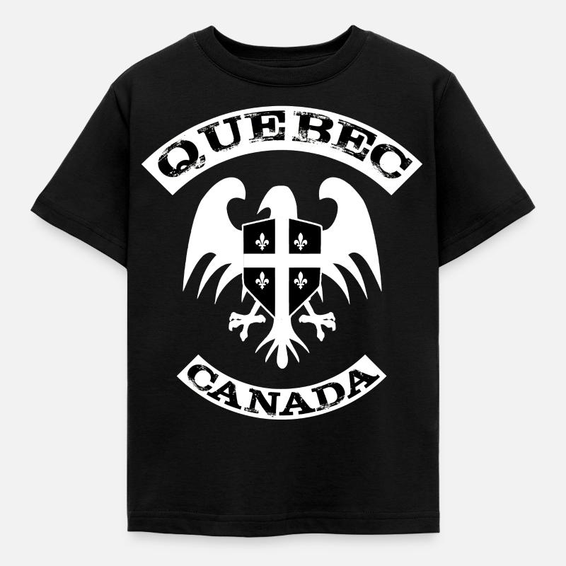 Quebec - Kids' T-Shirt - black