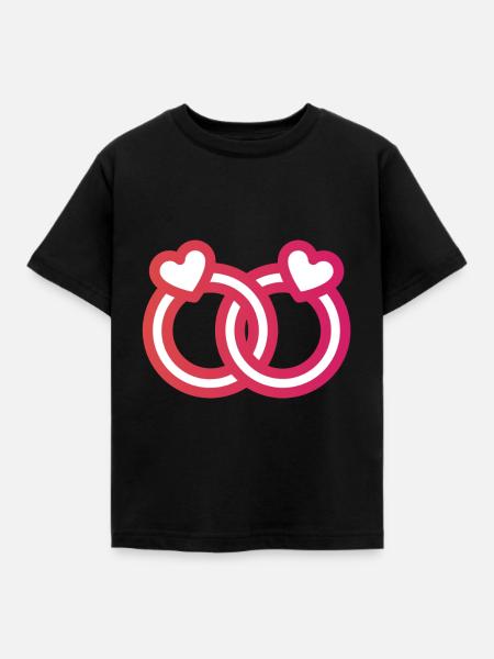 Ehering - Kinder T-Shirt - Schwarz