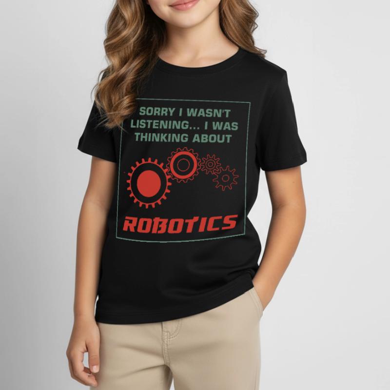 Thinking About Robots Engineering Electronic Kids' T-Shirt
