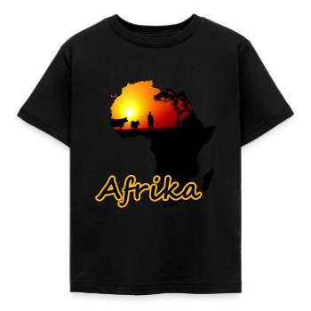 Afrique - T-shirt Enfant - noir - Devant - AI Model Kid Female (0cm)