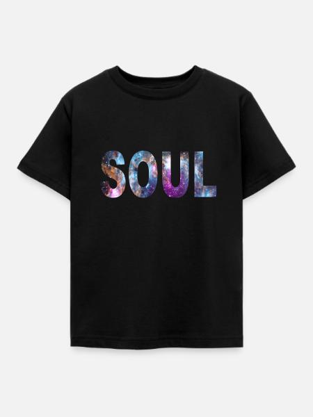 Kosmische Seele - Kinder T-Shirt - Schwarz