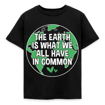 Earth Day - Kinder T-Shirt - Schwarz - Vorne - AI Model Kid Female (0cm)