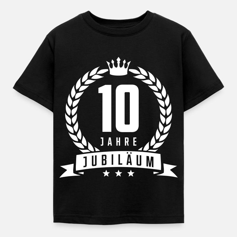 Anniversario di 10 anni - Maglietta per bambini - nero