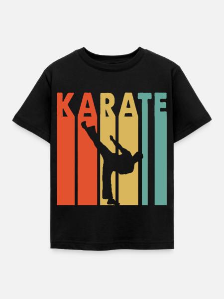 Karate - Kinder T-Shirt - Schwarz
