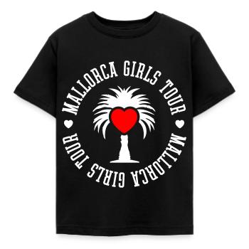 Mallorca Girls Tour - Kinder T-Shirt - Schwarz - Vorne - AI Model Kid Female (0cm)