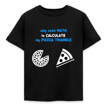 Math pour Pizza Pizza Pizza Italienne - T-shirt Enfant - noir - Devant - AI Model Kid Female (0cm)