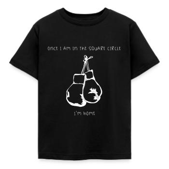 Boxe Muay Thai MMA - T-shirt Enfant - noir - Devant - AI Model Kid Female (0cm)