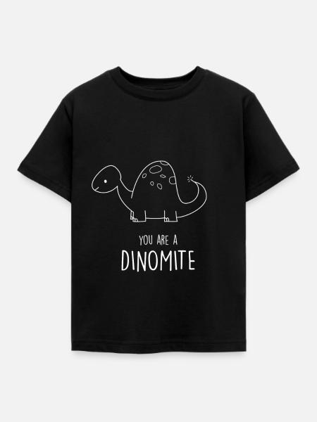 dinosaur - Kids' T-Shirt - black