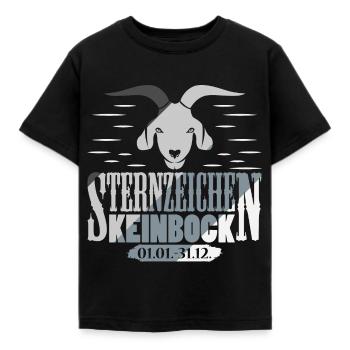 Sternzeichen Keinbock - Kinder T-Shirt - Schwarz - Vorne - AI Model Kid Female (0cm)