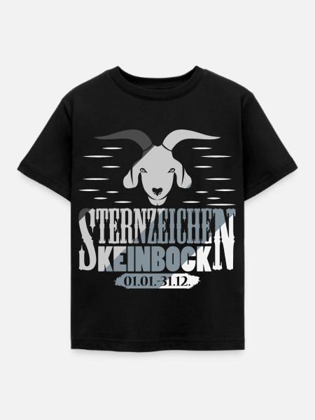 Sternzeichen Keinbock - Kinder T-Shirt - Schwarz