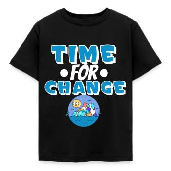 Changement climatique Protection du climat - T-shirt Enfant - noir - Devant - AI Model Kid Female (0cm)