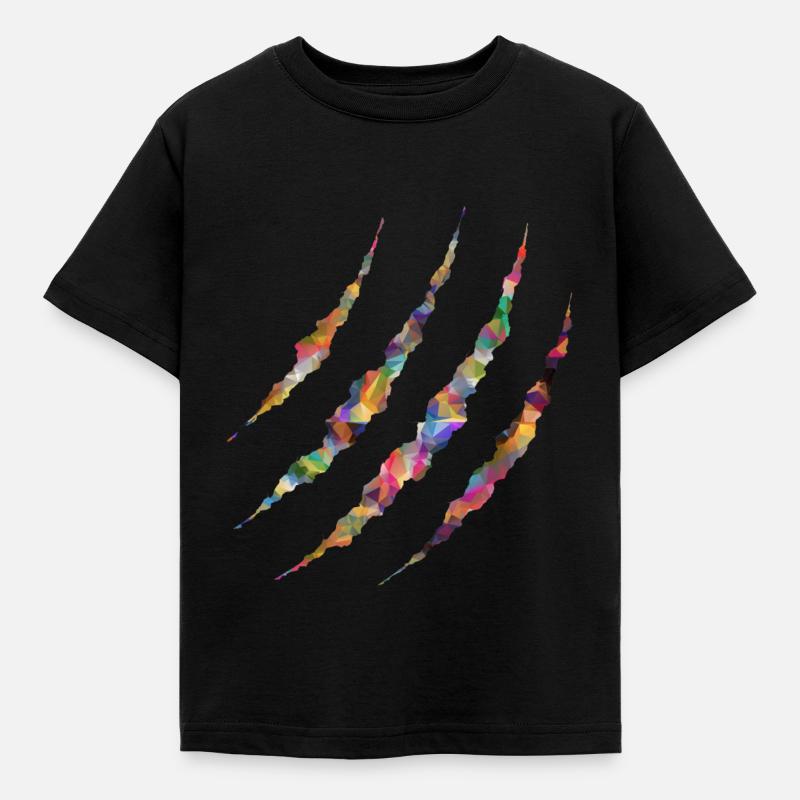 Monstre, design scratch - T-shirt Enfant - noir