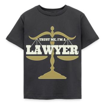 Avocat droit idée cadeau avocat avocat - T-shirt Enfant - charbon - Devant - AI Model Kid Female (0cm)