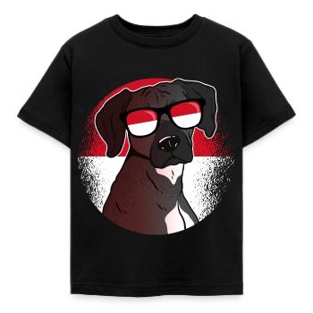 Indonésie - T-shirt Enfant - noir - Devant - AI Model Kid Female (0cm)
