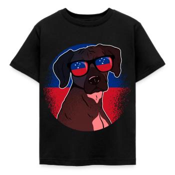 Samoa - Kinder T-Shirt - Schwarz - Vorne - AI Model Kid Female (0cm)
