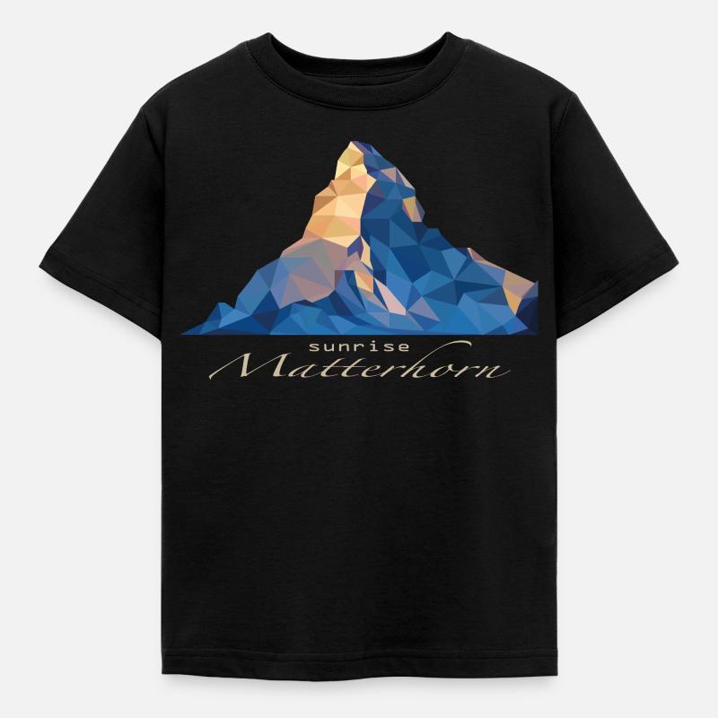 Matterhorn - Kids' T-Shirt - black