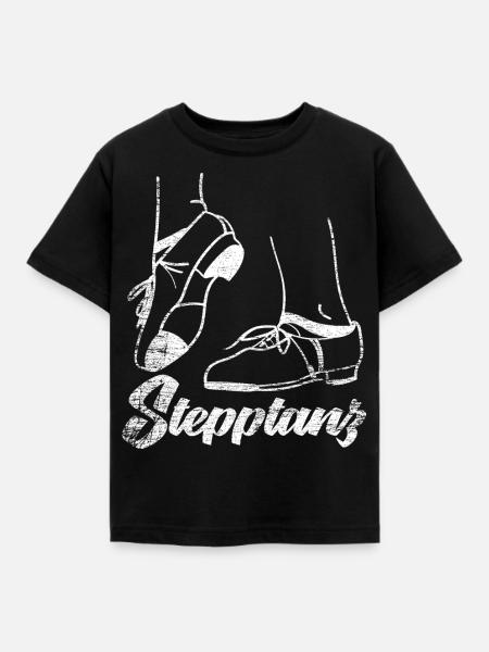 Claquettes - T-shirt Enfant - noir