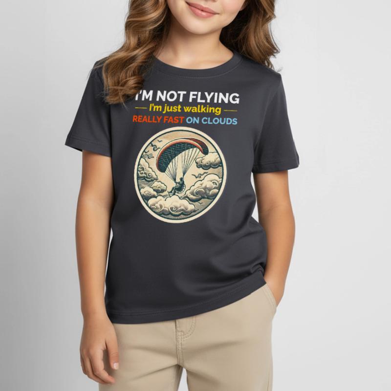 Paramotor Pilot Paramotoring Powered Paraglider Kids' T-Shirt