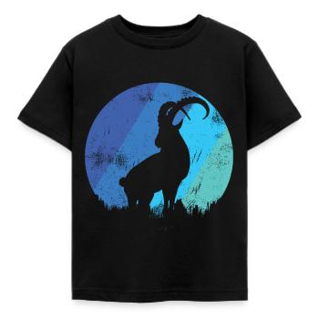 Capricorne Capricorne griffé - T-shirt Enfant - noir - Devant - AI Model Kid Female (0cm)