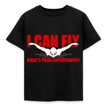 Nageurs nageurs - T-shirt Enfant - noir - Devant - AI Model Kid Female (0cm)