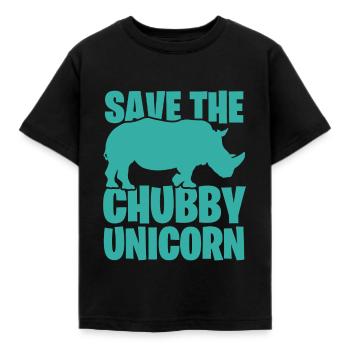 Nashorn Einhorn lustige Sprüche Tiere - Kinder T-Shirt - Schwarz - Vorne - AI Model Kid Female (0cm)