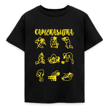 appareil photo - T-shirt Enfant - noir - Devant - AI Model Kid Female (0cm)
