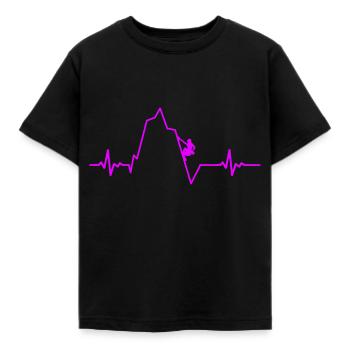 montée - T-shirt Enfant - noir - Devant - AI Model Kid Female (0cm)