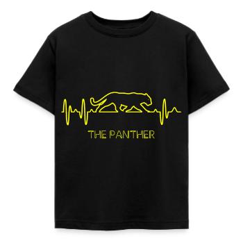 panthère - T-shirt Enfant - noir - Devant - AI Model Kid Female (0cm)