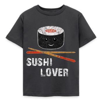 manger - T-shirt Enfant - charbon - Devant - AI Model Kid Female (0cm)